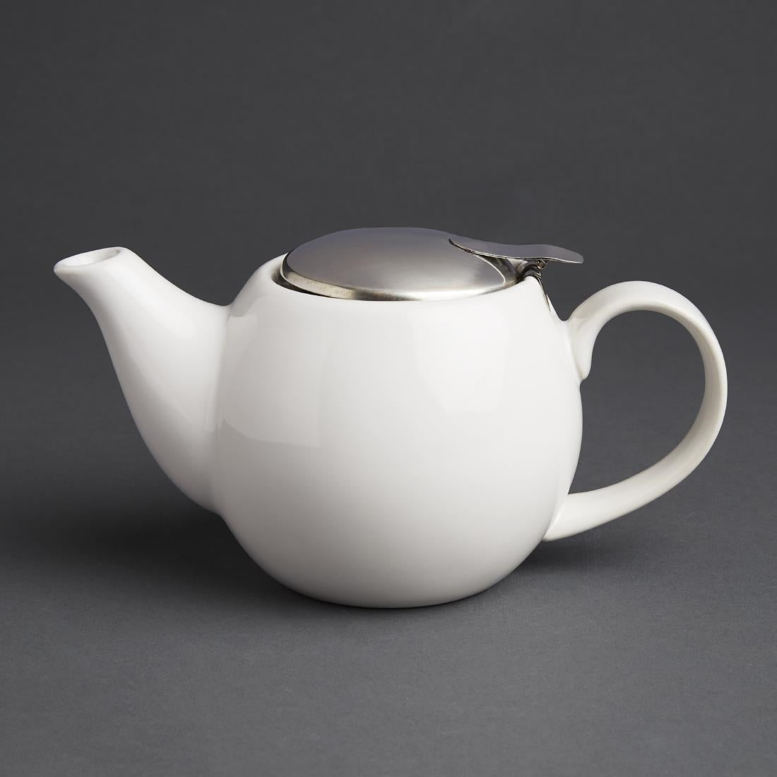 Olympia Cafe Teapot White - 510ml (1 Pack) - GM593