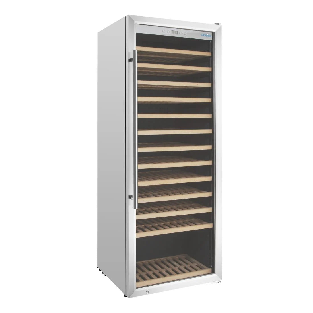 Polar G-Series Single Zone Wine Fridge Stainless Steel 137 bottles