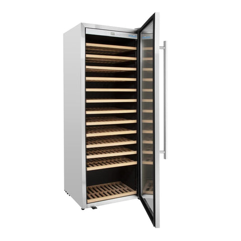 Polar G-Series Single Zone Wine Fridge Stainless Steel 137 bottles