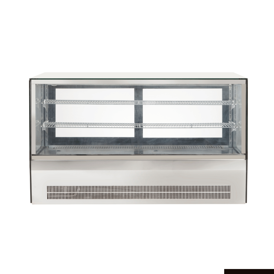 2NDs: Counter top square 2 Shelves Glass cold food display - GN-1200RT-NSW2101