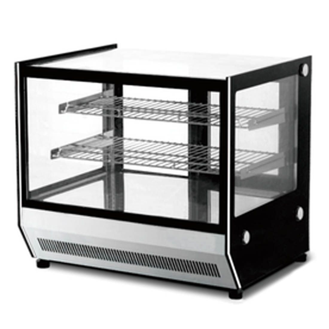 CLEARANCE - Bonvue Counter Top Square Glass Hot Food Display - GN-900HRT-VIC2029