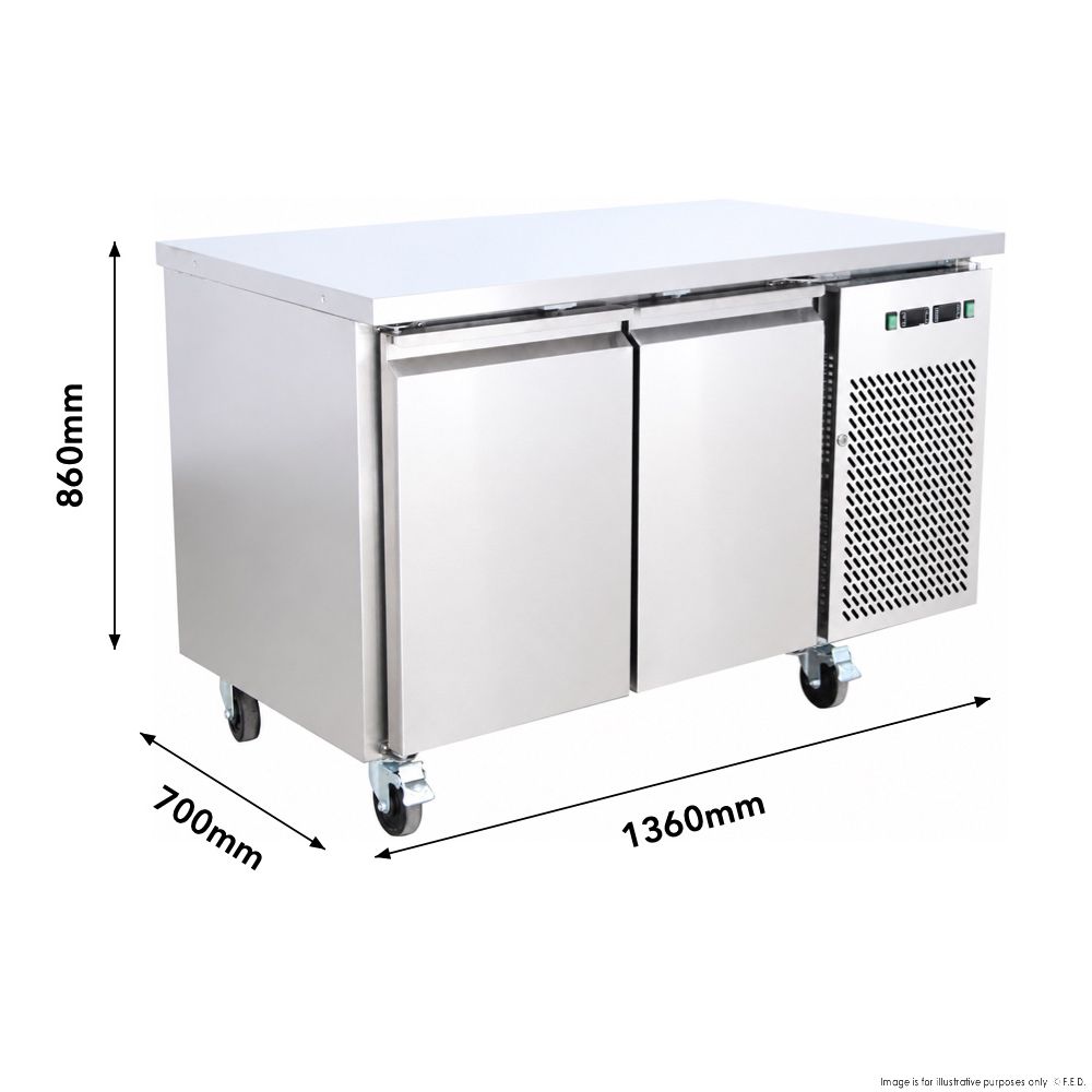 Thermaster Dual-Temperature GN Counter Refrigerator - GN2100DT