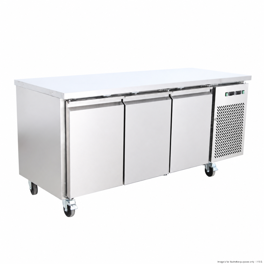 Thermaster Dual-Temperature GN Counter Refrigerator - GN3100DT