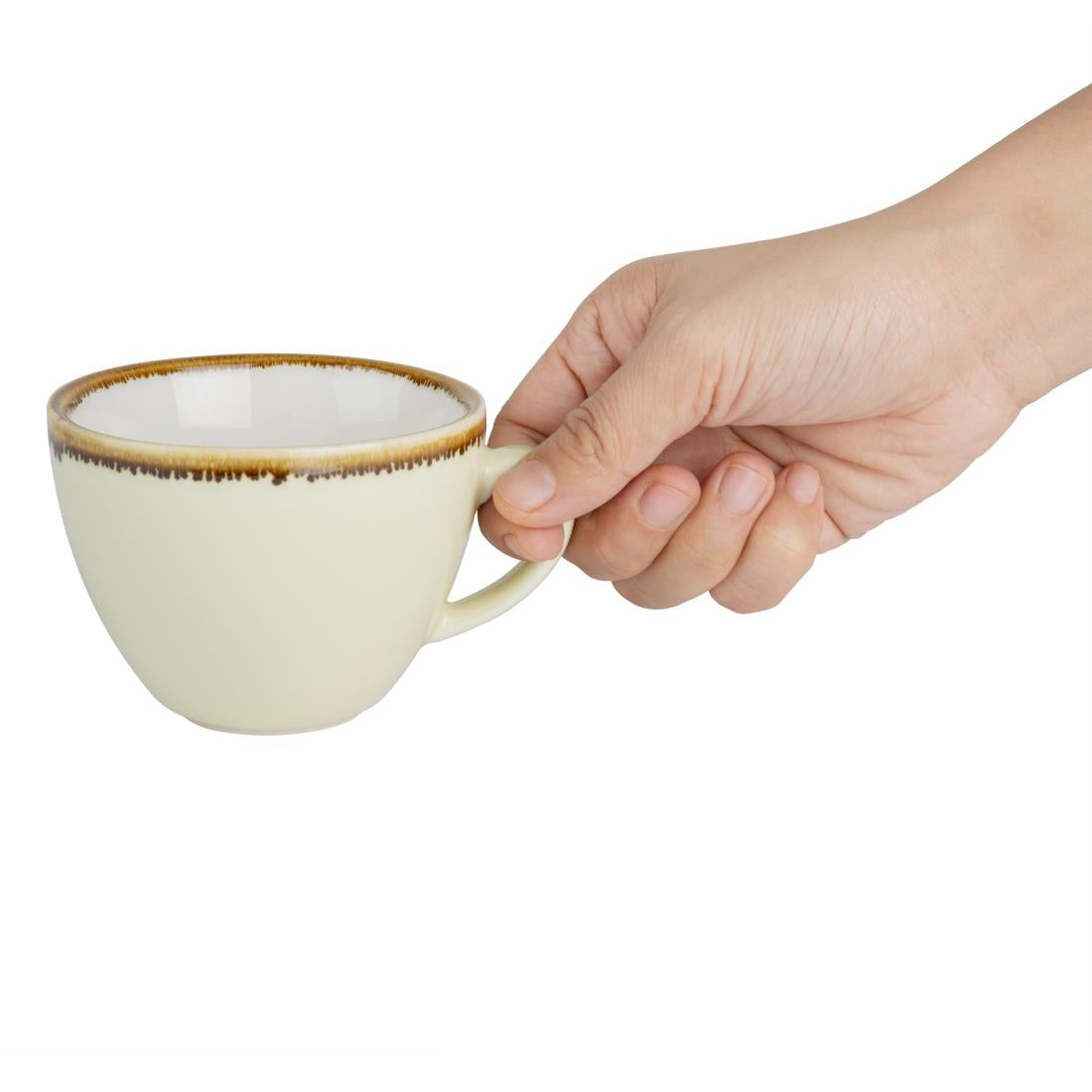 Olympia Kiln Coffee Cups Sandstone 228ml - GP330