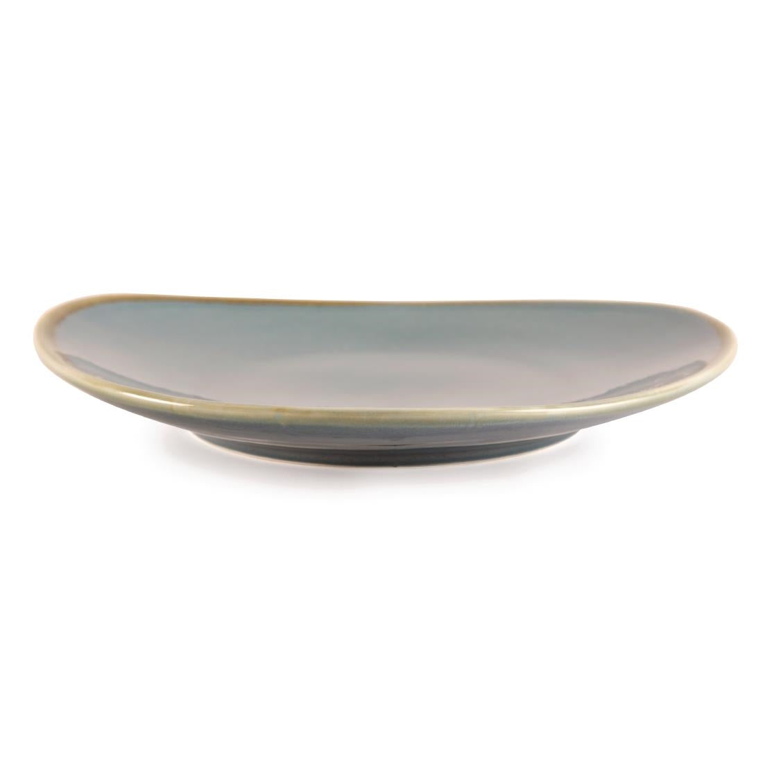 Olympia Kiln Triangular Plate Ocean 230mm - GP342