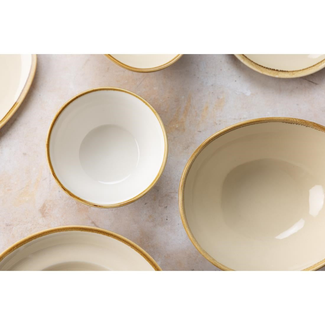 Olympia Kiln Bowl Sandstone 140mm - GP460