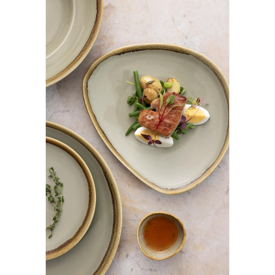 Olympia Kiln Dipping Pot Moss 70mm - CP959