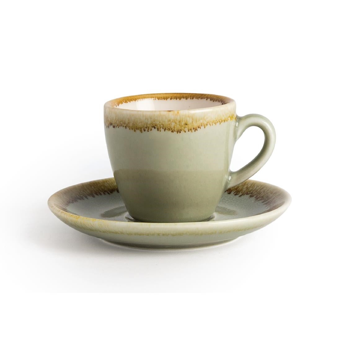 Olympia Kiln Espresso Saucer Moss - GP477