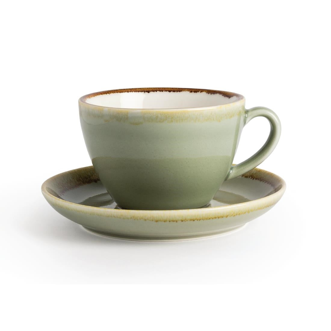 Olympia Kiln Coffee Cups Moss 340ml - GP480