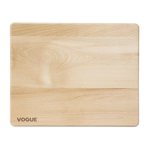 Vogue Beech Chopping Board Medium 380x305x30mm - GP758