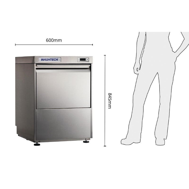 Washtech by Moffat Under Bench Dishwasher & Glasswasher UL