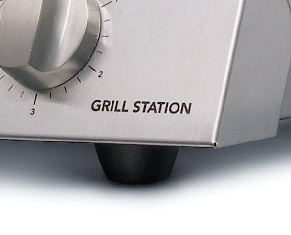 Roband Grill Station 8 slice, ribbed top plate