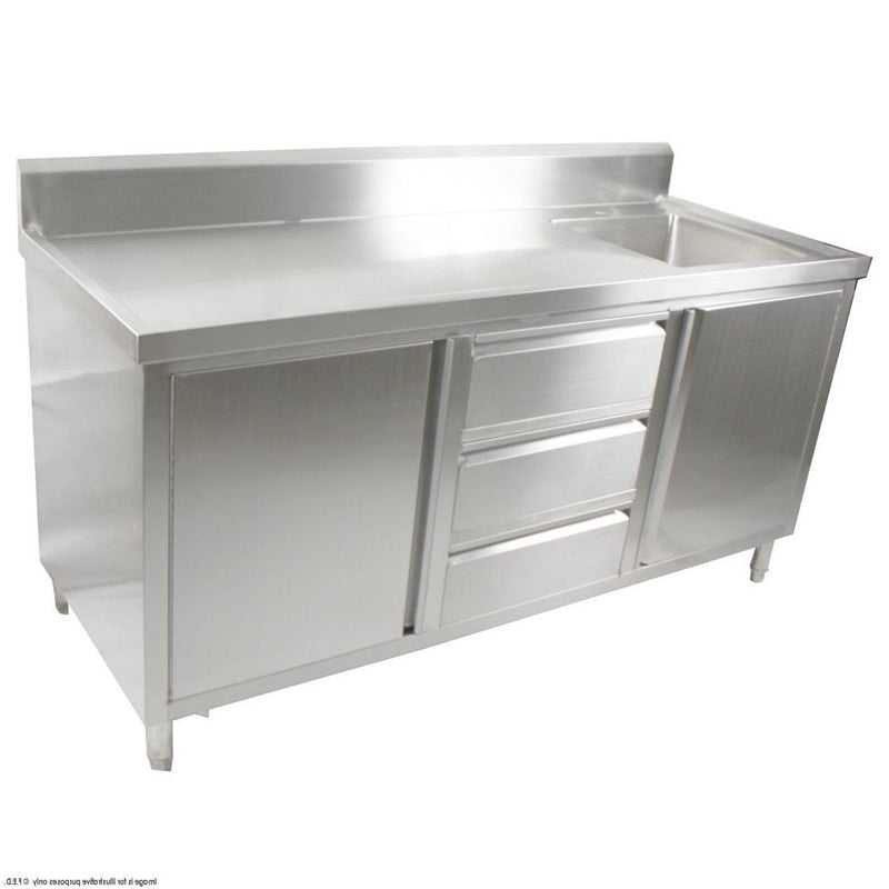 Modular Systems Cabinet With Right Sink SC-7-1800R-H