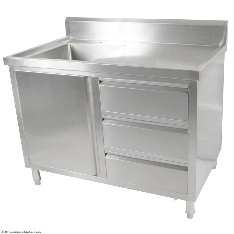 Modular Systems Cabinet With Left Sink SC-7-1200L-H