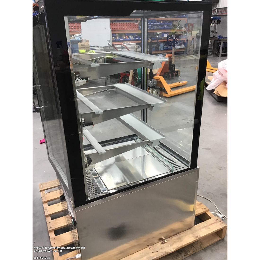 CLEARANCE - Bonvue Heated Display Cabinet - H-SF820V-NSW2177
