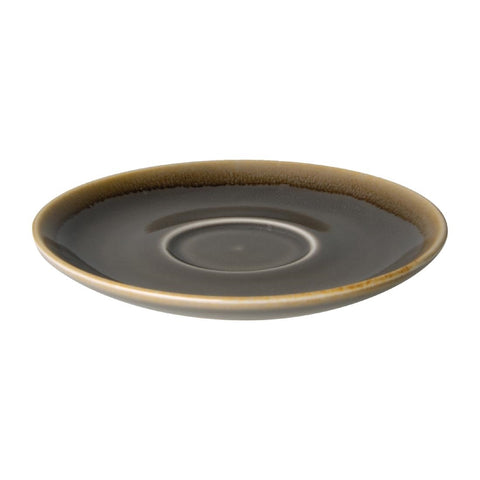 Olympia Kiln Cappuccino Saucer Smoke 140mm - HC391