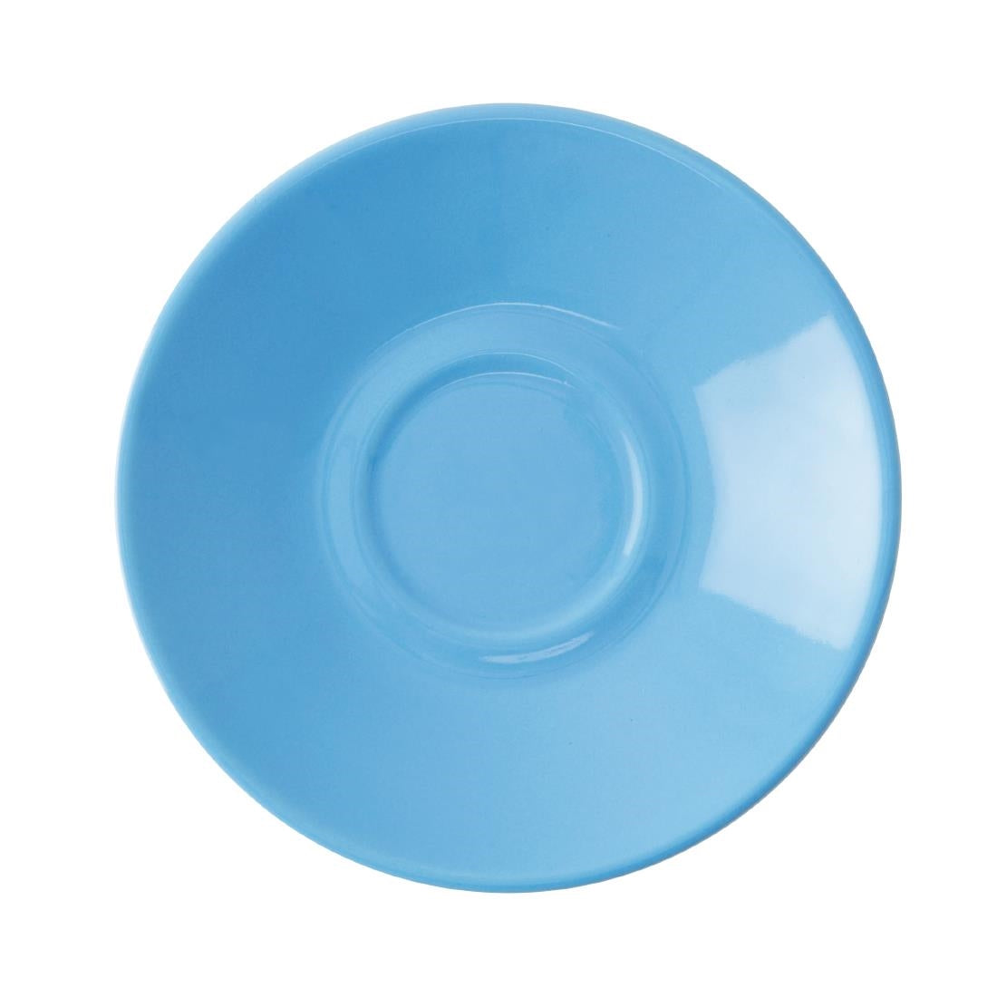 Olympia Cafe Espresso Saucer Blue (Box 12) - HC406