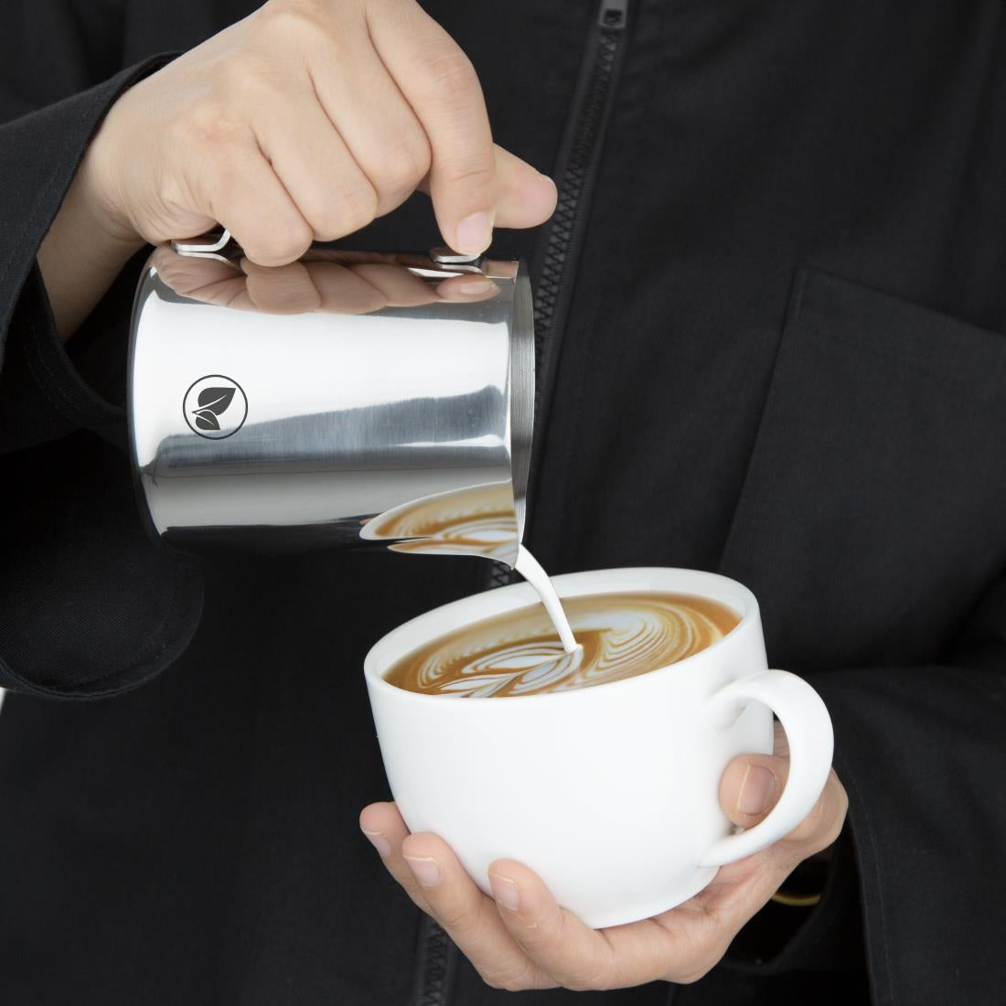 Olympia Vegan Milk Jug Stainless Steel 340ml - HC608