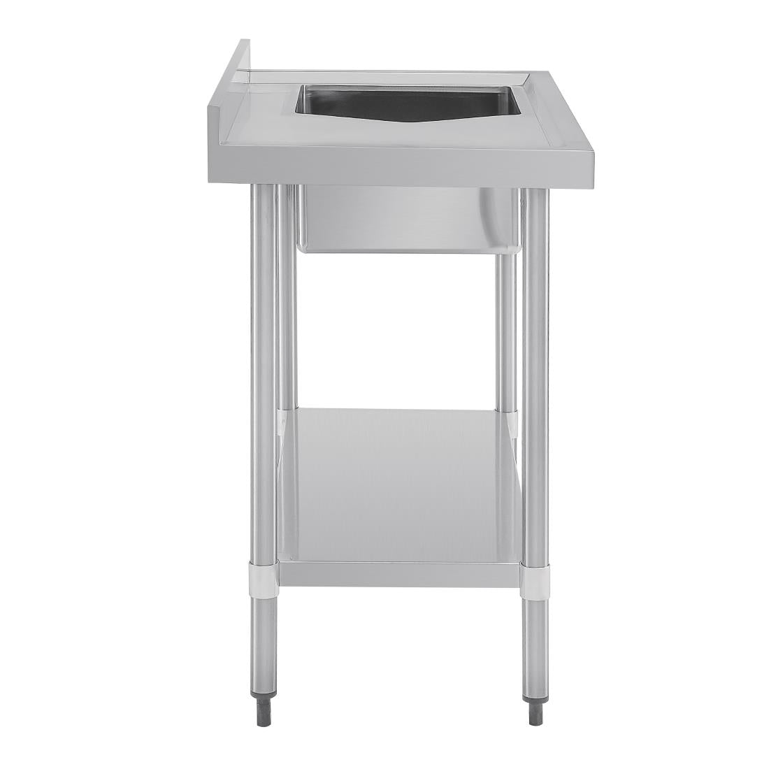 Vogue Single Bowl Sink L/H Drainer - 1000mm 90mm Drain - HC901