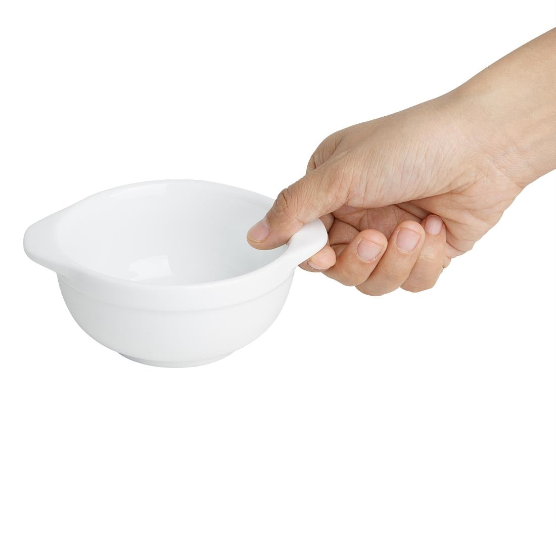 Olympia Whiteware Eared Bowls 250ml (6 Pack) - HP853