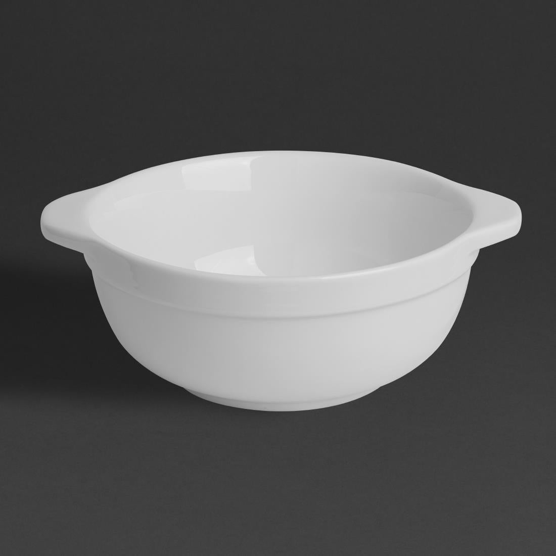 Olympia Whiteware Eared Bowls 640ml (4 Pack) - HP854