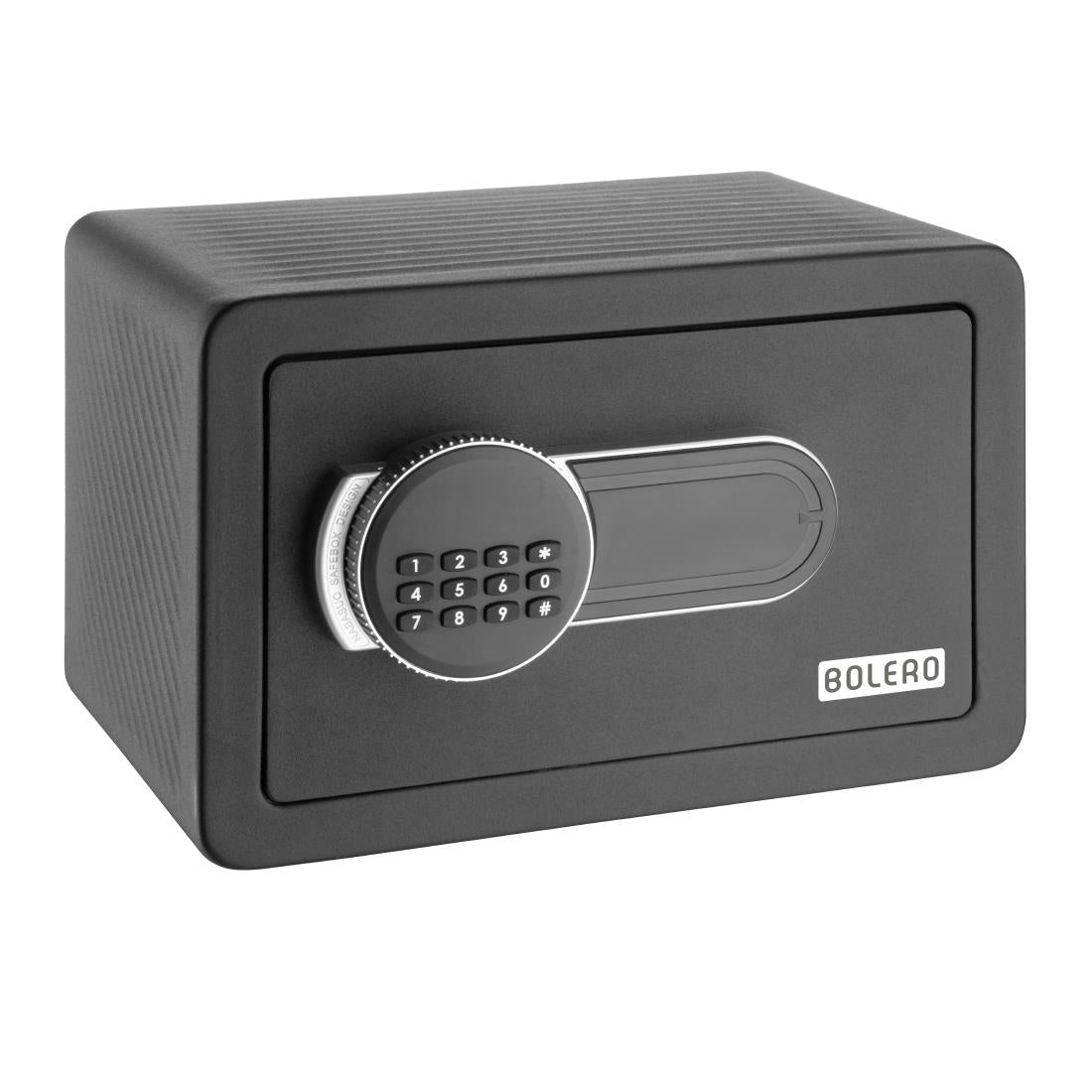 Bolero Standard Hotel Room Safe Black 200x310x200mm - HP950
