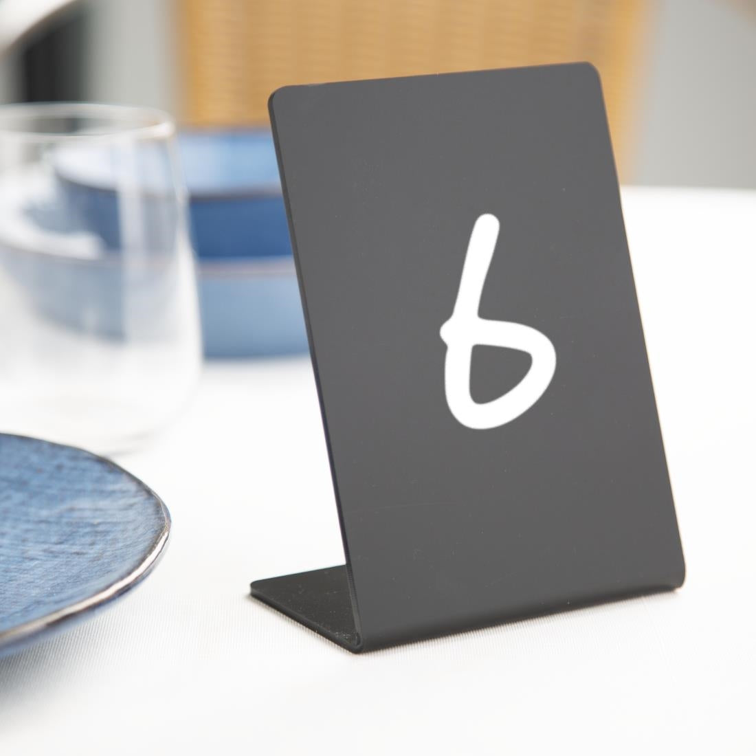 Olympia Acrylic Tableboards - 105x208mm (4 pack) - HS808