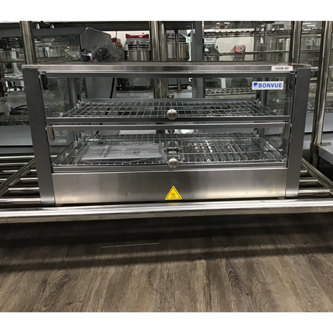 CLEARANCE - Bonvue Countertop Self-Service Heated Food Display - HSW-80-VIC1034