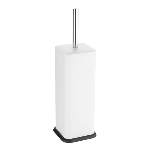 Jantex Square Toilet Brush and Holder - White - HT477