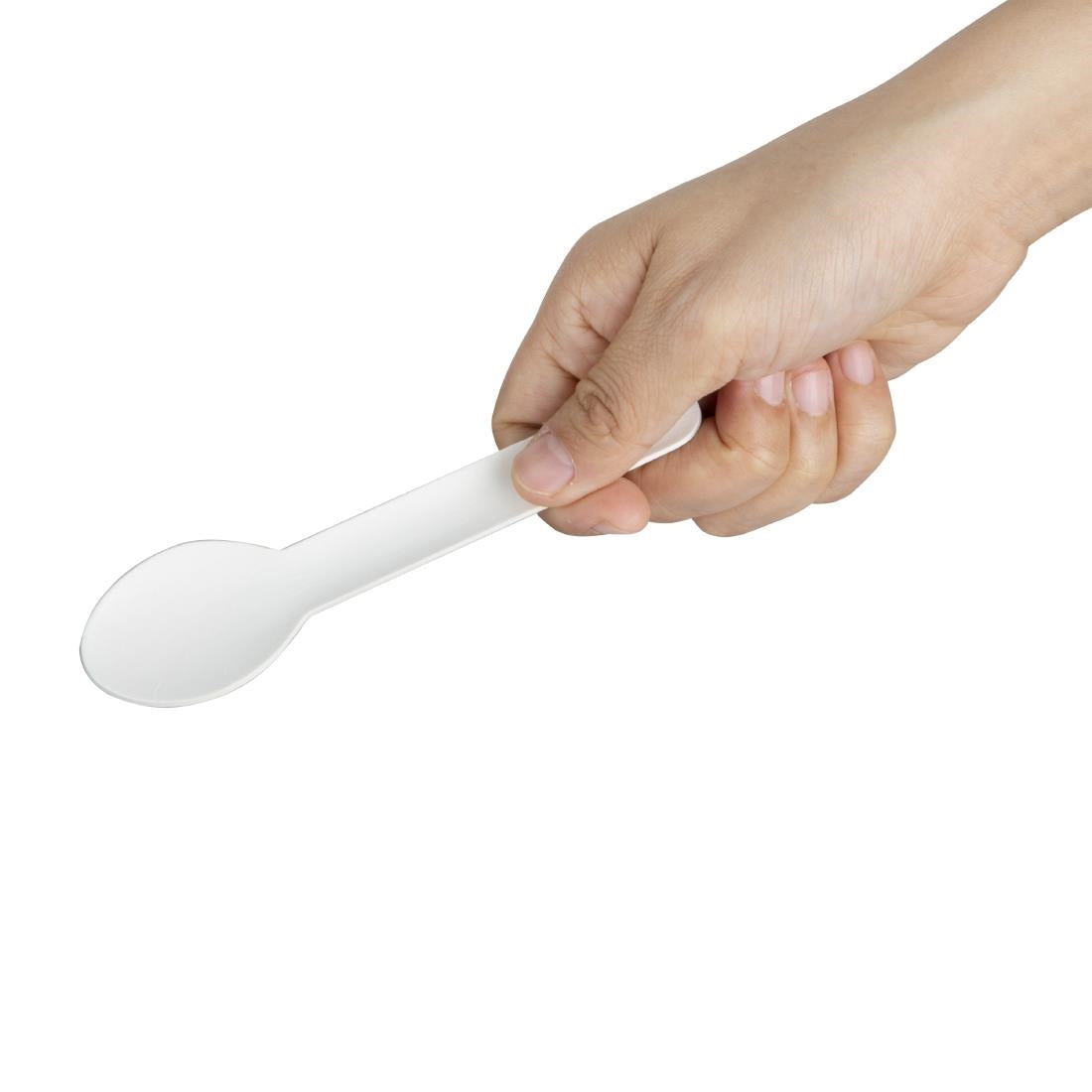 Fiesta Compostable Paper Teaspoons 132mm (100 Pack) - HT486