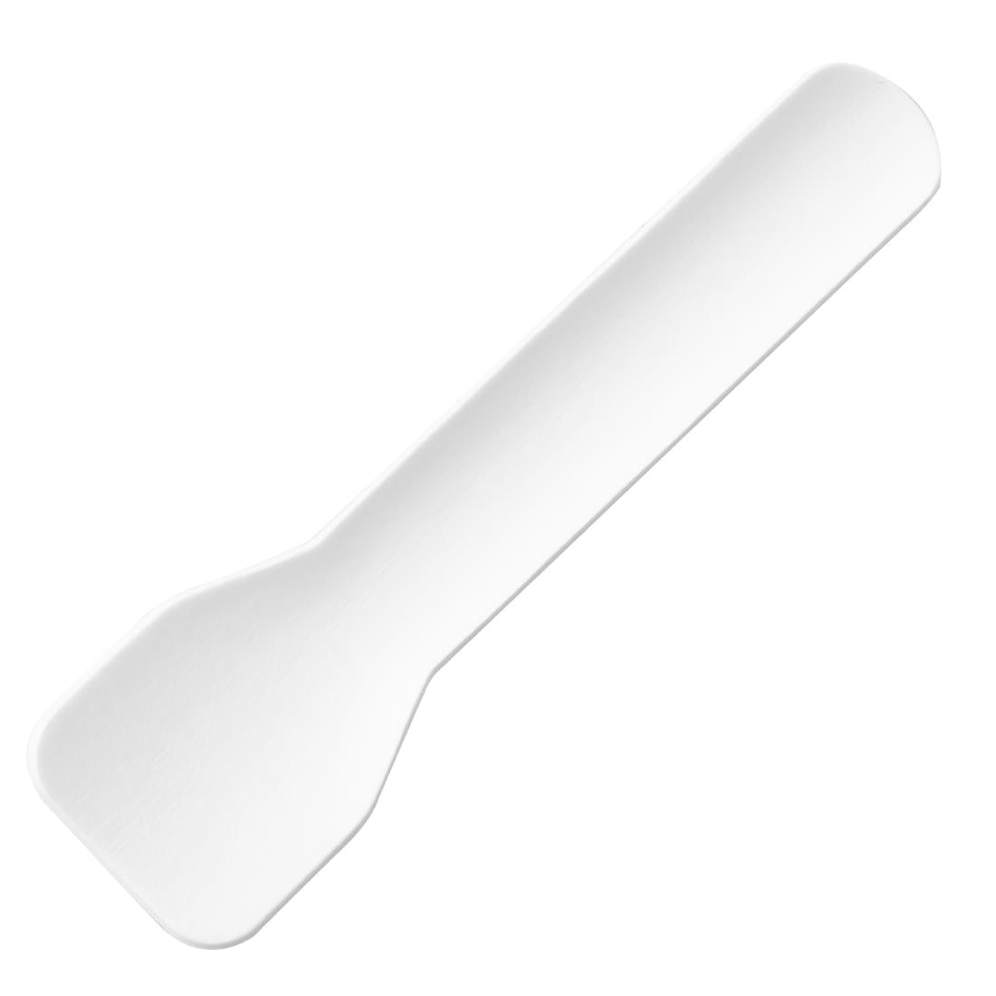 Fiesta Compostable Paper Ice Cream Spoons 95mm (100 Pack) - HT487