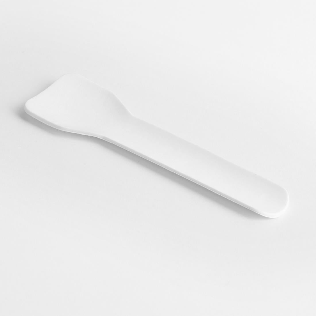 Fiesta Compostable Paper Ice Cream Spoons 95mm (100 Pack) - HT487
