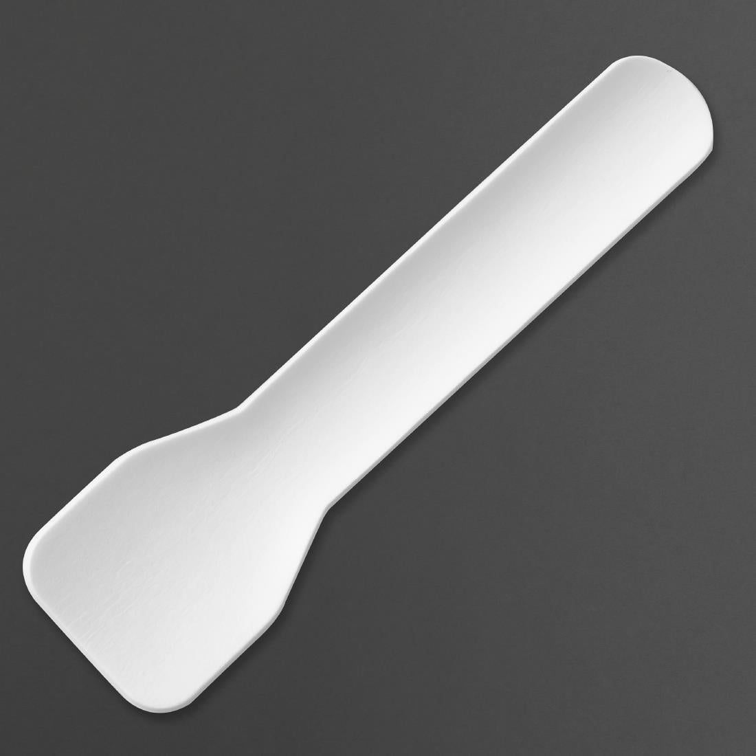 Fiesta Compostable Paper Ice Cream Spoons 95mm (100 Pack) - HT487