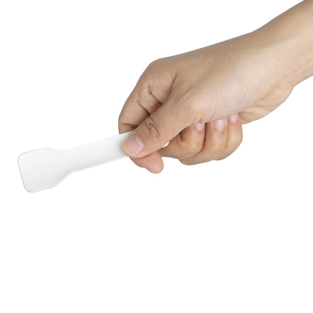 Fiesta Compostable Paper Ice Cream Spoons 95mm (100 Pack) - HT487
