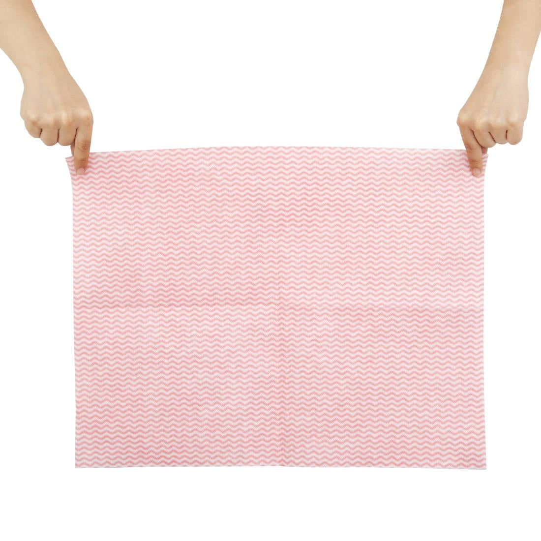 Jantex Heavy Duty Non-Woven Cloths Red (Pack of 25) - HT489
