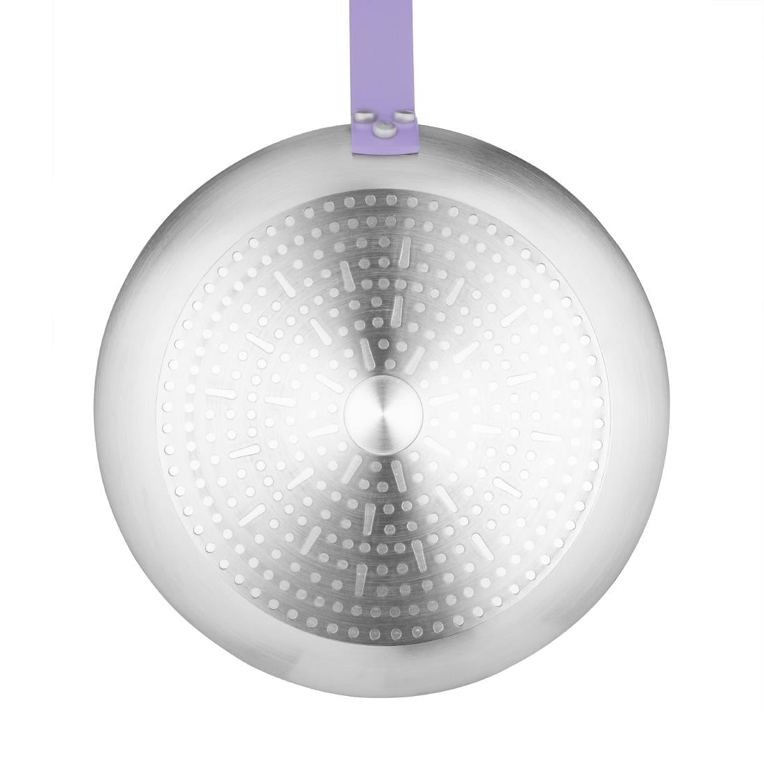 Hygiplas Aluminium Non-Stick Teflon Platinum Plus Frying Pan with Purple Handle 200mm - HT967
