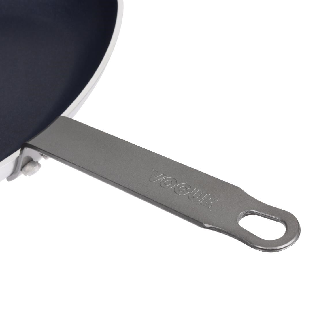 Vogue Aluminium Non-Stick Teflon Platinum Plus Oval Frying Pan 360mm - HT988