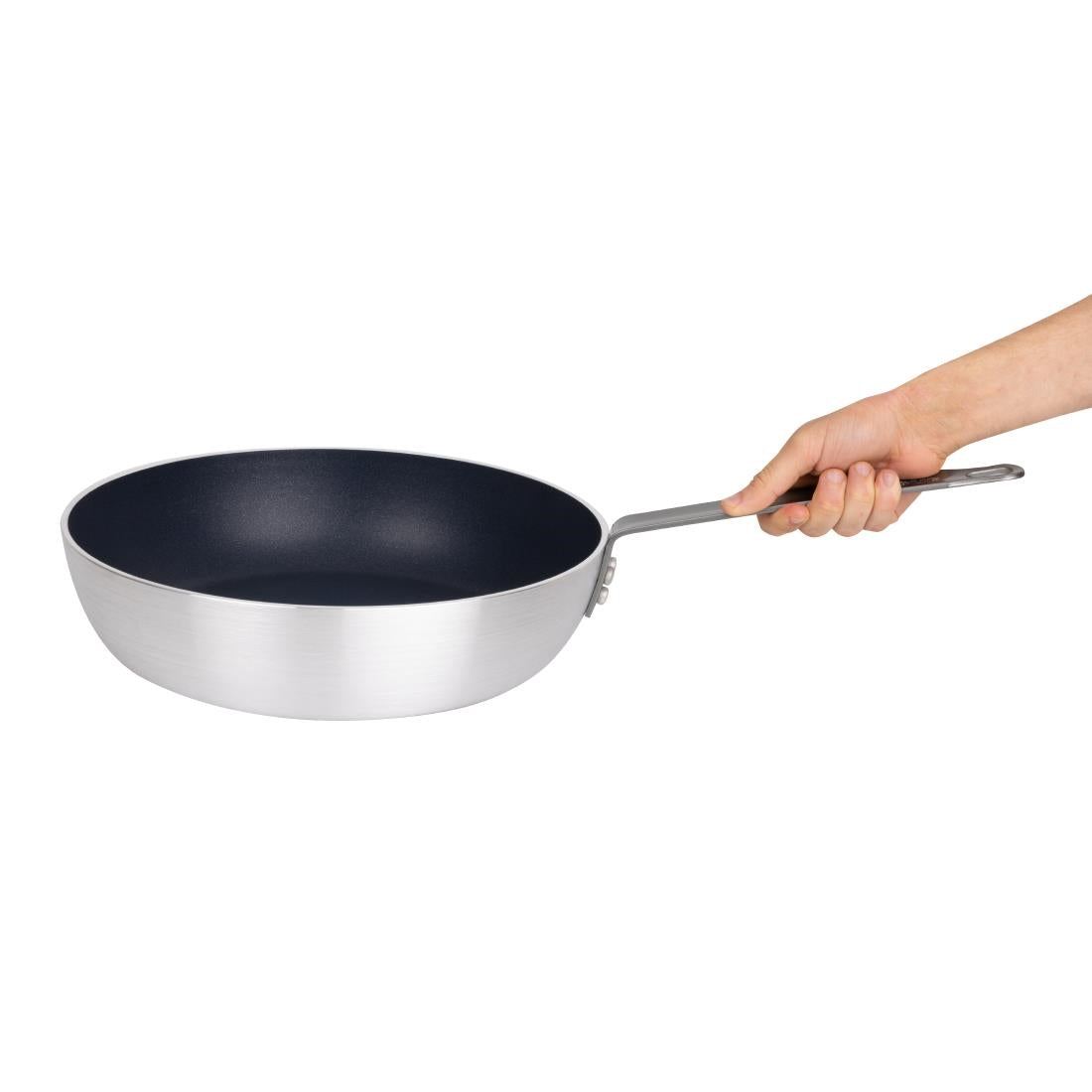 Vogue Aluminium Non-stick Teflon Platinum Plus Saute Pan 320mm - HT989