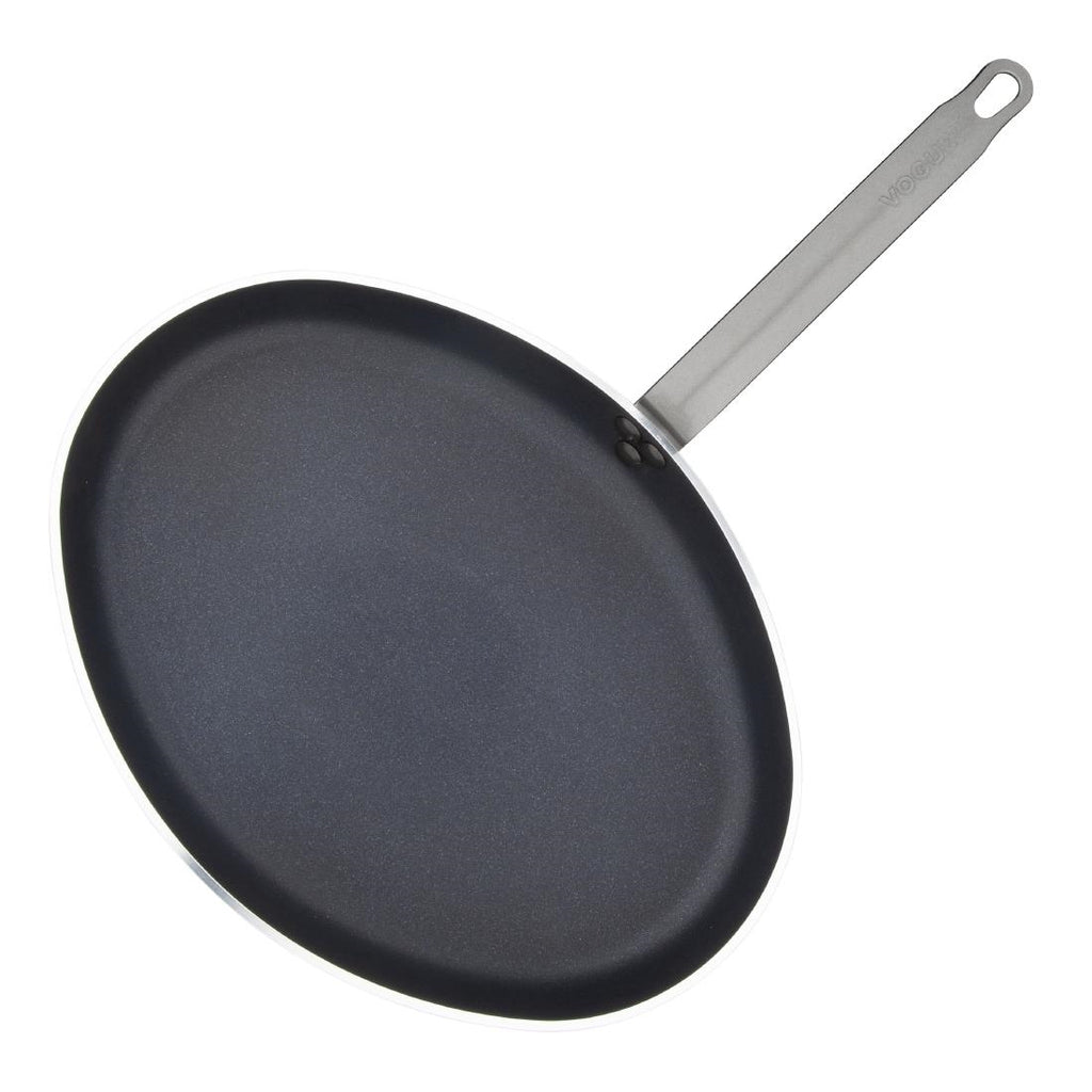 Vogue Aluminium Non-stick Teflon Platinum Plus Oval Frying Pan 40cm