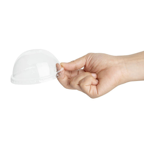 Fiesta Recyclable rPET Domed Lids for 340/455/568ml Cups (400 Pack) - HU063