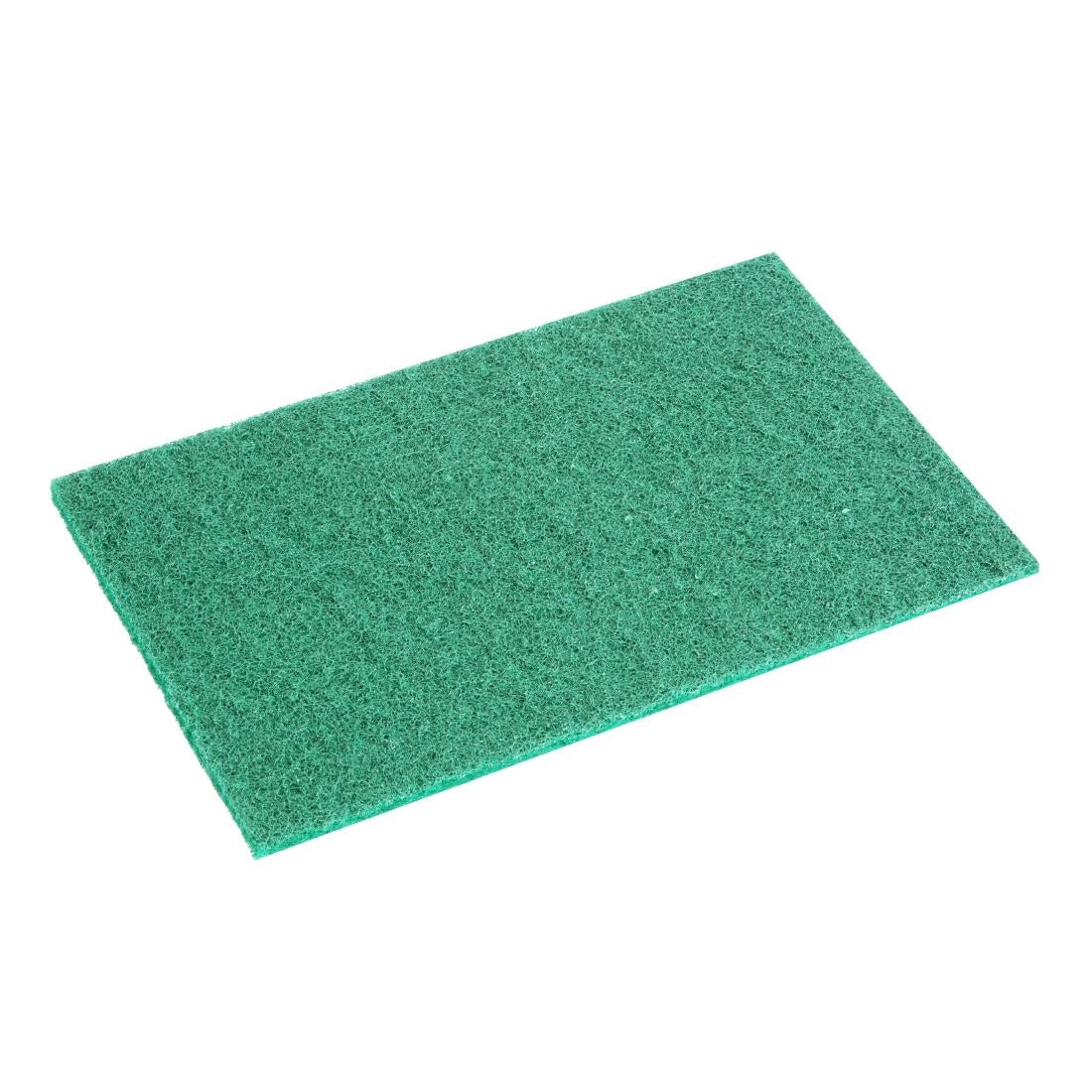Jantex Green 100% Recycled Scouring Pads 228x152mm (10 pack) - HW010