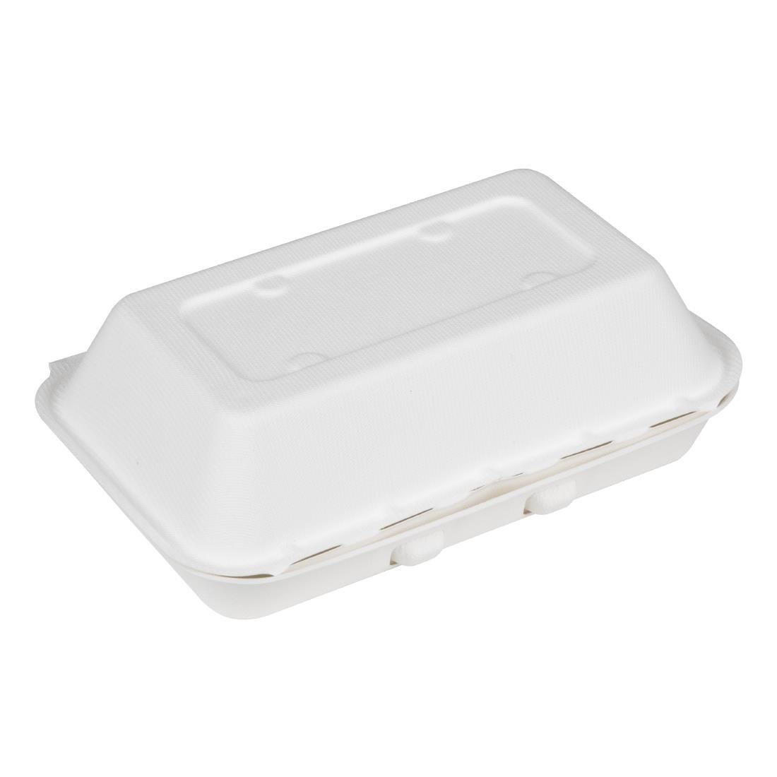 Fiesta Compostable Bagasse Food Containers 245x150mm (200 Pack) - HW020