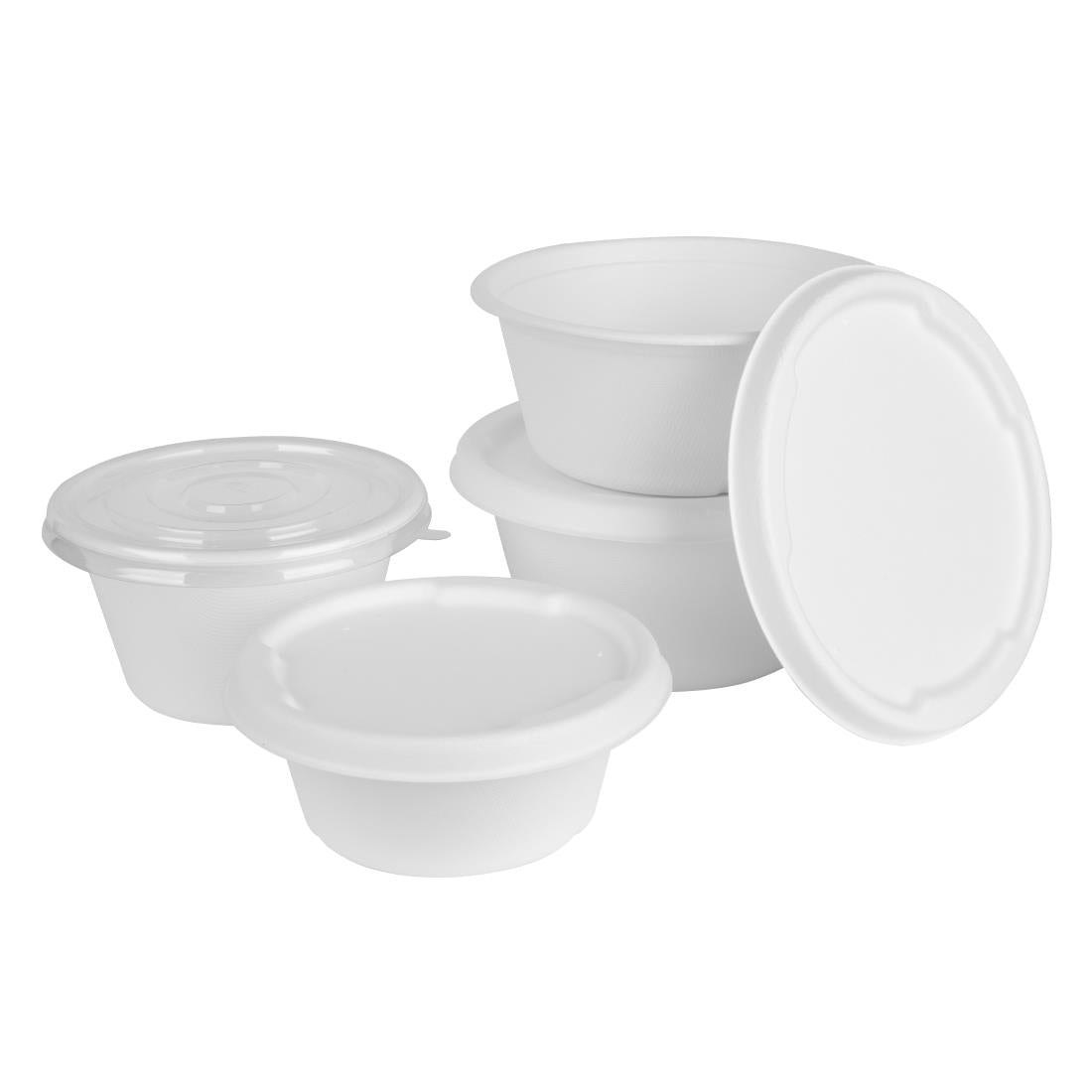Fiesta Compostable Bagasse Bowl Base 900ml (50 Pack) - HW024