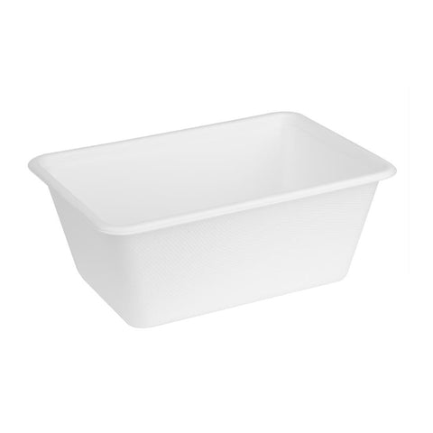 Fiesta Compostable Bagasse Food Container Bases 1000ml (100 Pack) - HW036