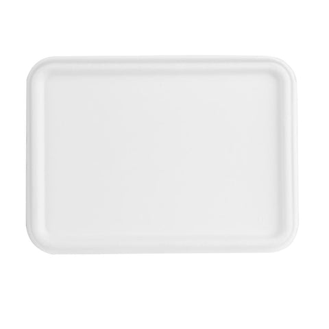 Fiesta Compostable Bagasse Lids for Bagasse Container Bases (100 Pack) - HW037