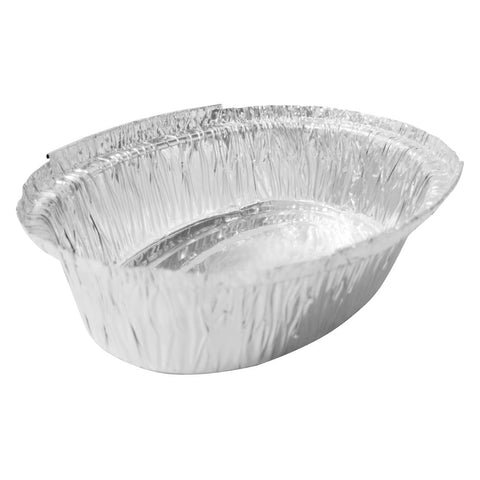 Fiesta Recyclable Foil Oval Containers 500ml (200 Pack) - HW080