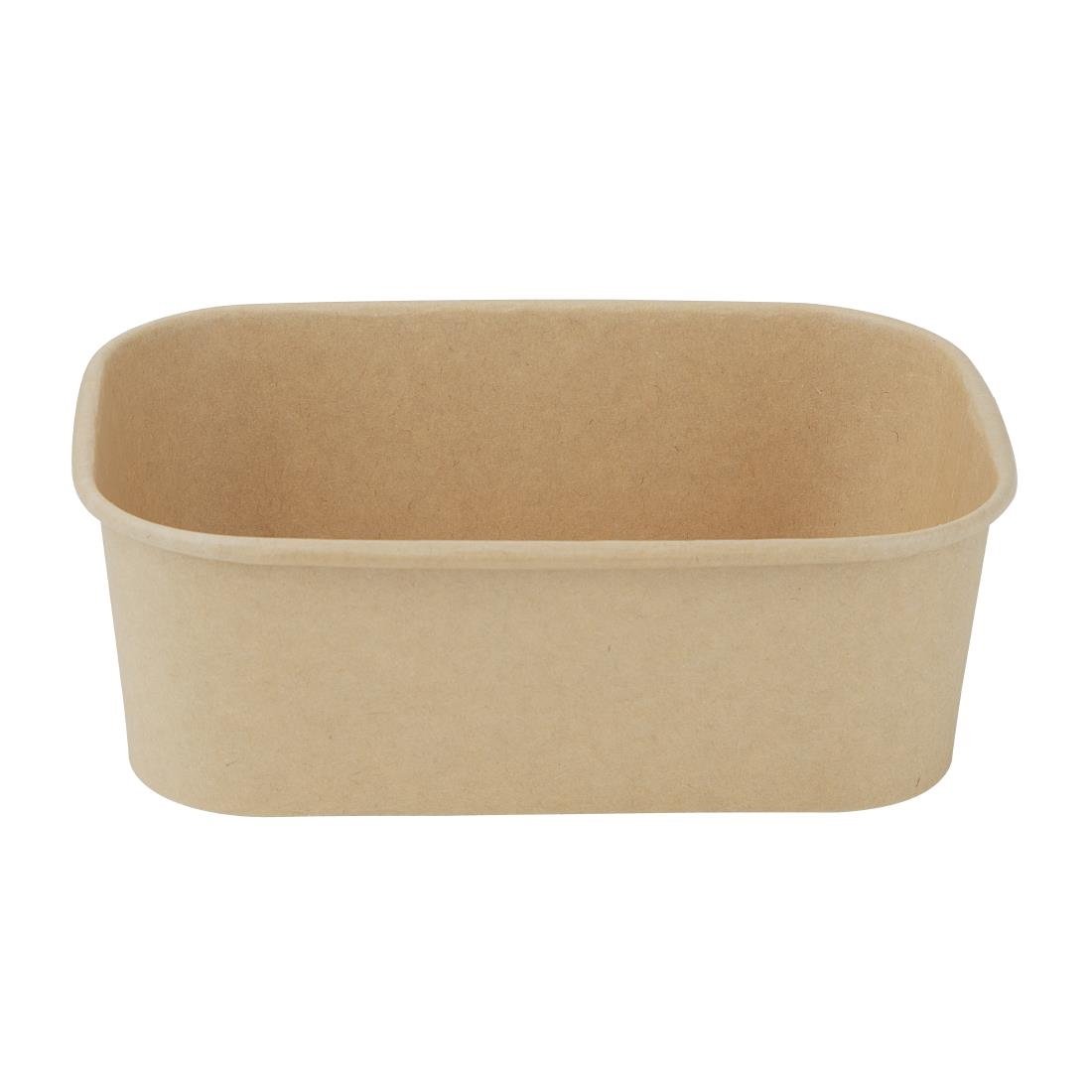 Fiesta Recyclable Rectangular Food Containers 750ml (300 Pack) - HW622