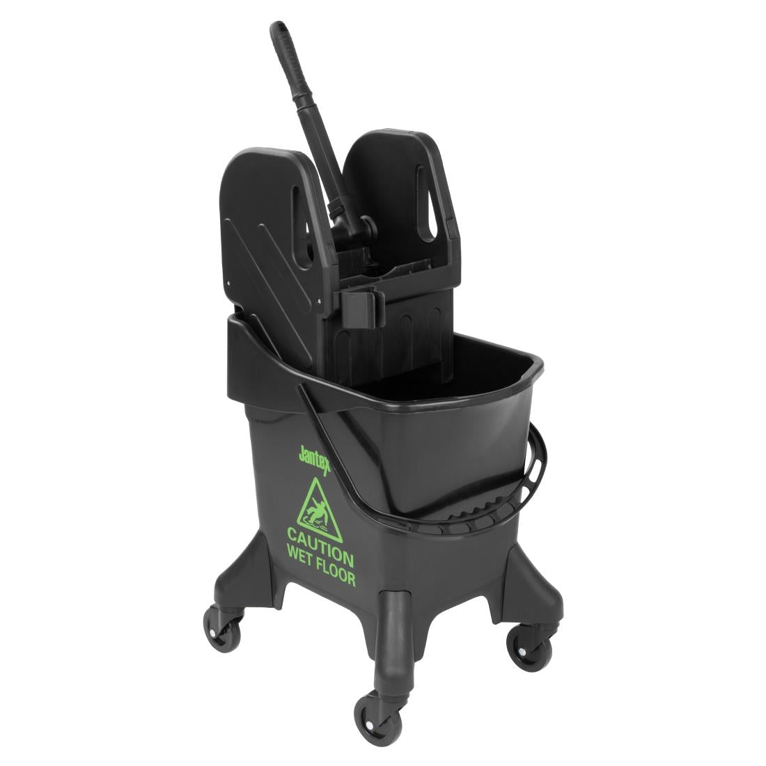 Jantex 21Ltr Tall Mop Bucket and Wringer - Green Print - HW637