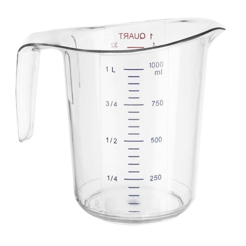 Vogue Polycarbonate Measuring Jug 1Ltr - HW977