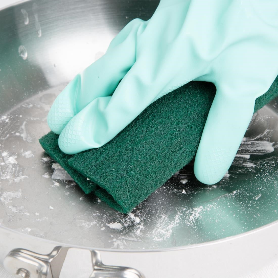 Jantex Green Scourer Pads Large (10 Pack) - HX233